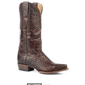 NWT women's size 9.5 Stetson basket weave boots